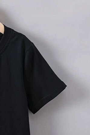 Pamuklu Kız Çocuk Lilo Baskılı Tshirt Tişört 5 6 7 8 9 10 11 12 13 14 yaş