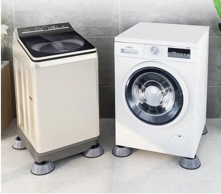 Çamaşır Makinesi Titreşim Engelleyici Stoper Gri̇ 4 Lü Set
