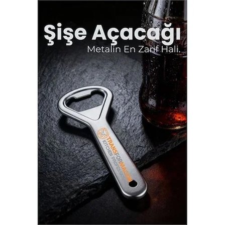Ergonomik Metal Şişe Açacağı - Gazoz, Kola, Kapağı Açıcı