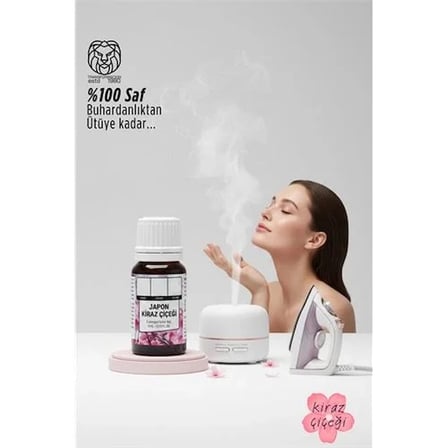 Saf Japon Kiraz Çiçeği Esansı - Ütü, Buhardanlık Koku Makineleri İçin 10 Ml