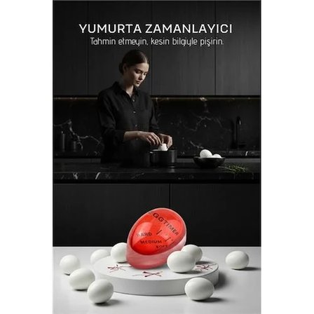 Hassas Isı Sensörlü Yumurta Zamanlayıcı - Profesyonel Mutfak Tipi Mükemmel Pişirme Rehberi 717829