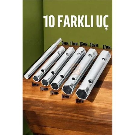Tork Lokma Seti Boru Tip Anahtar Seti Buji Anahtarı 423236