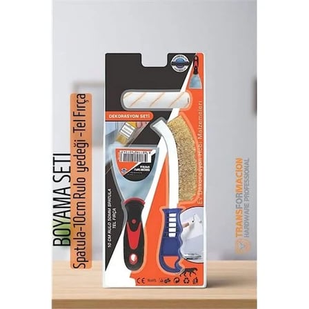 Boyama Seti - Spatula-10Cm Rulo Yedeği -Tel Fırça 721858