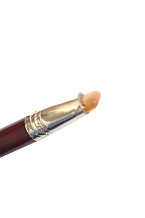 Akik mühre düz 1.3cm-Gri geniş mühre-1.kalite-tezhip sanatı-minyatür sanatı