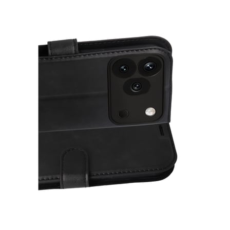 Huawei Honor 600 Pro Trend S Plus Kapaklı Kılıf - Siyah