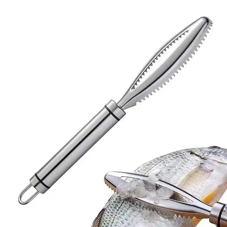 Sn-29726 Profesyonel Paslanmaz Çelik Balık Pulu Kazıyıcı Ve Çok Amaçlı Sebze Oyacağı 230Mm