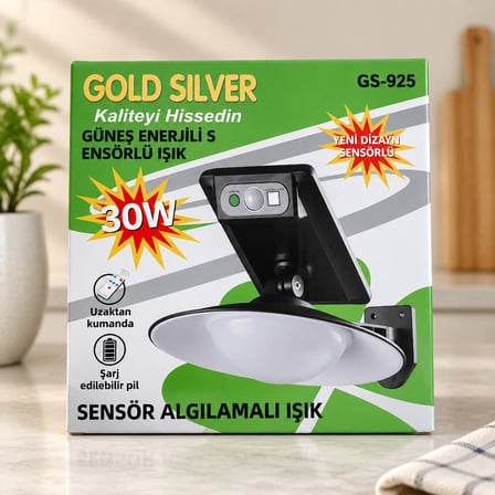 Güneş Enerjili Sensörlü Işık