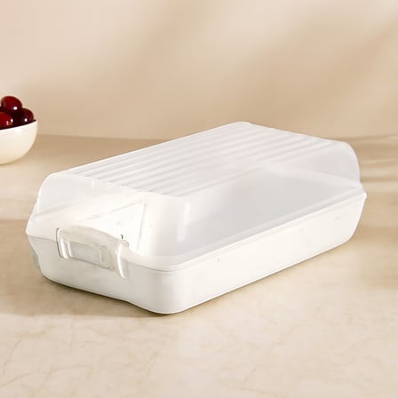 Şeffaf Kapaklı Buzdolabı Organizeri 320X183X103 Mm