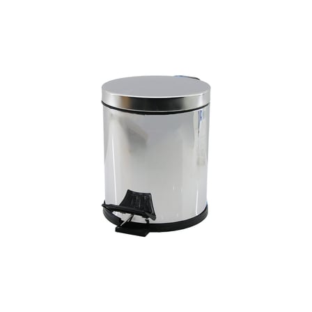 Pedallı Çöp Kovası 3 L Krom Metal