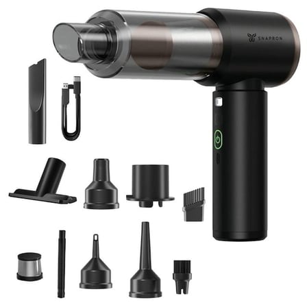Snapron Snv-3002 80W 7.4V Şarjlı Mini Araç Ve Ev Süpürgesi + Çift Filtrasyonlu Çok Fonksiyonlu Temiz