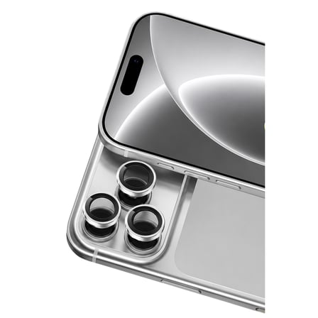Apple Iphone 18 Pro Max Raze Metal Kamera Lens - Gümüş