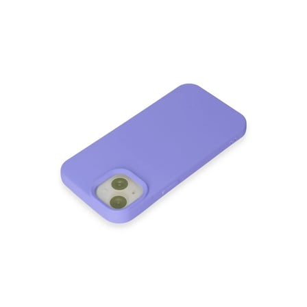 Apple Iphone 15 Kılıf Nano Içi Kadife Silikon - Lila