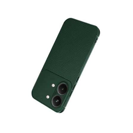 Xiaomi Poco X8 Pro Max Auto Focus Karbon Kapak - Koyu Yeşil