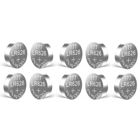 Lr66 Ag4 377 Sr626 1.5V Alkalin Saat Pili 10 Adet
