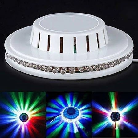 M29 48 Led Rgb Otomatik Renk Değiştiren Dönen Ayçiçeği Ufo Led