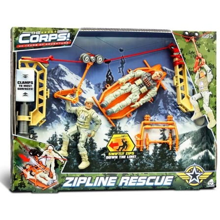 Zipline Rescue Asker Oyun Seti