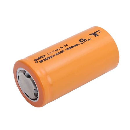 Sp26500-3200F 3.7V 26650 Model 3200Mah Li-İon Düz Kafa Pil