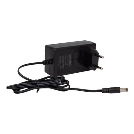Weko 14.4 Volt - 1 Amper 5.5*2.5 Uçlu Plastik Işıklı Kasa Priz Tip Adaptör