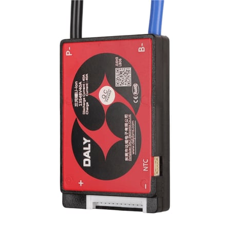 Daly 13S 48V 40A Li-Ion Lityum Batarya Akü Pasif Balanslı Bms Kartı - Ntc Sıcaklık Sensörlü