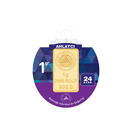 Gekas Kuyumculuk Ahlatçı 1 gr 995.0 24 Ayar Külçe Altın
