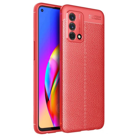 AKLLIBYİ98 Oppo A74 4g Kılıf Auto Focus Kapak - Kırmızı HMNG98