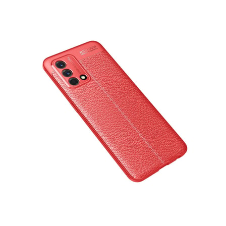 AKLLIBYİ98 Oppo A74 4g Kılıf Auto Focus Kapak - Kırmızı HMNG98
