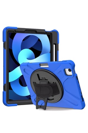 AKLLIBYİ98 Apple iPad 2025 10.9 10.Nesil (A16) Kılıf Amazing Tablet Kapak - Mavi HMNG98