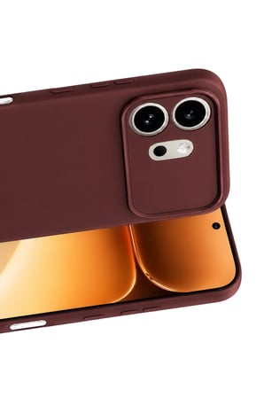 AKLLIBYİ98 Huawei Honor 600 First Silikon - Bordo HMNG98