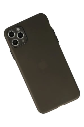AKLLIBYİ98 Apple iPhone 11 Pro Max Kılıf Puma Silikon - Gri HMNG98