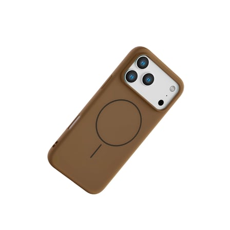 AKLLIBYİ98 Joko Apple Uyumlu İphone 17 Pro Max Jully Magsafe Kapak - Kahverengi HMNG98