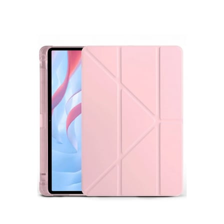 AKLLIBYİ98 Huawei Honor Pad X9a Kalemlikli Mars Tablet Kılıfı - Rose Gold HMNG98