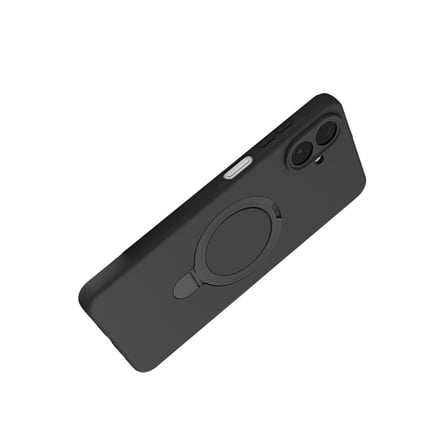 AKLLIBYİ98 Samsung Galaxy A07 4g Regal Magsafe Standlı Kapak - Siyah HMNG98