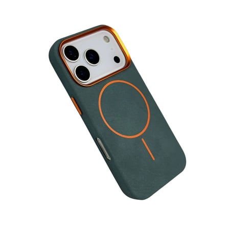AKLLIBYİ98 Joko Apple İphone 17 Pro Luno Deri Magsafe Kapak - Yeşil HMNG98