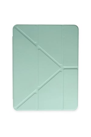 AKLLIBYİ98 Apple iPad 10.2 (8.nesil) Kılıf Kalemlikli Mars Tablet Kılıfı - Açık Yeşil HMNG98