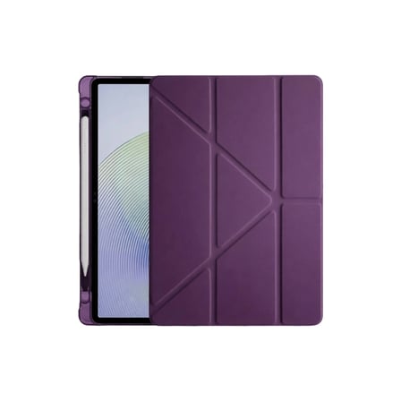 AKLLIBYİ98 Xiaomi Redmi Pad 2 Kalemlikli Mars Tablet Kılıfı - Mürdüm HMNG98