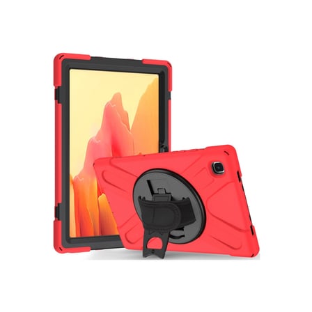 AKLLIBYİ98 Samsung Galaxy T500 Tab A7 10.4 Kılıf Amazing Tablet Kapak - Kırmızı HMNG98
