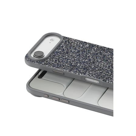 AKLLIBYİ98 Onegif Apple Uyumlu İphone 17 Air Bright Simli Kapak - Gümüş HMNG98