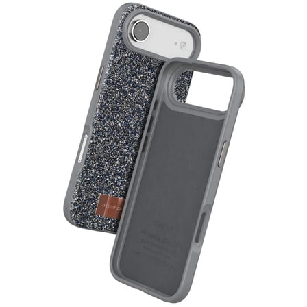 AKLLIBYİ98 Onegif Apple Uyumlu İphone 17 Air Bright Simli Kapak - Gümüş HMNG98