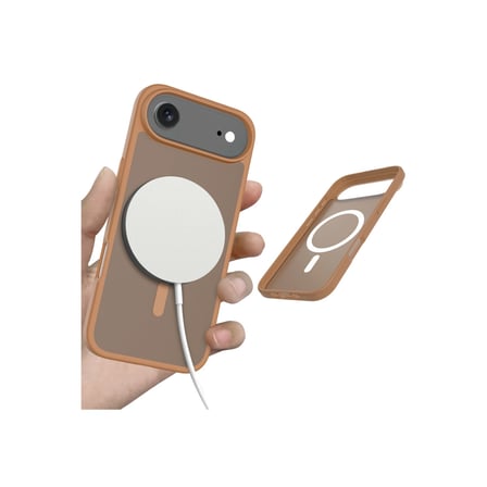 AKLLIBYİ98 Joko Apple İphone 17 Air Jota Magsafe Kapak - Çöl Titanyum HMNG98