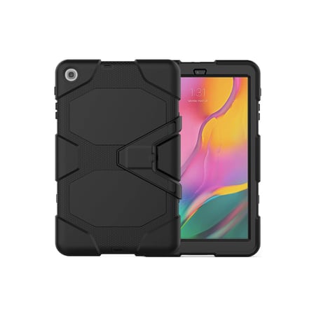AKLLIBYİ98 Samsung Galaxy T510 Tab A 10.1 Kılıf Griffin Tablet Kapak - Siyah HMNG98