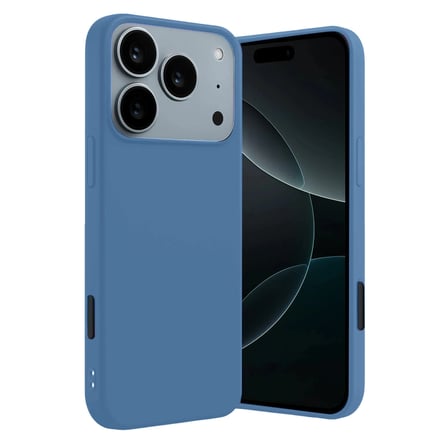 AKLLIBYİ98 Apple İphone 17 Pro Max First Silikon - Mavi HMNG98