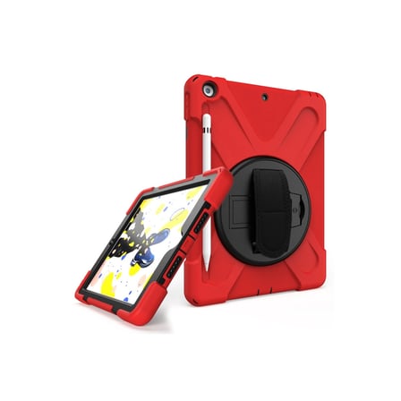AKLLIBYİ98 Apple İpad Air 3 10.5 Kılıf Amazing Tablet Kapak - Kırmızı HMNG98