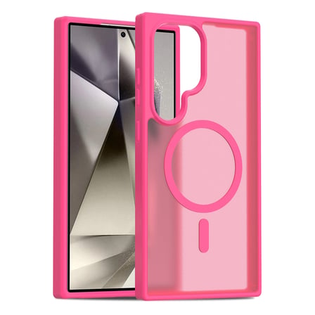 AKLLIBYİ98 Joko Samsung Galaxy S24 Ultra Jota Magsafe Kapak - Rose HMNG98