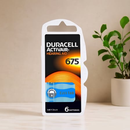 AKLLIBYİ98 675 İşitme Cihazı Pili 6'lı HMNG98