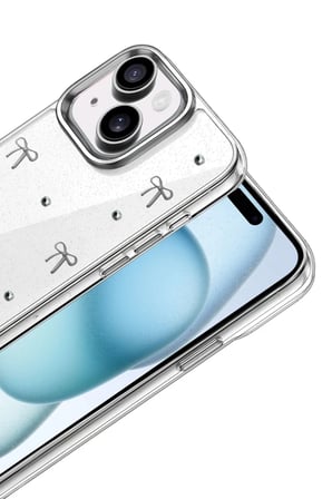AKLLIBYİ98 Apple iPhone 14 Fiyonk Desenli Kapak - Desen 5 HMNG98