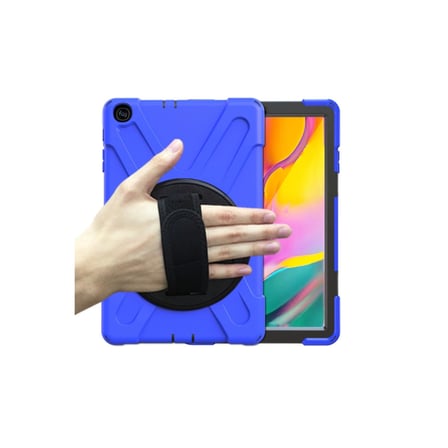 AKLLIBYİ98 Samsung Galaxy T510 Tab A 10.1 Kılıf Amazing Tablet Kapak - Mavi HMNG98