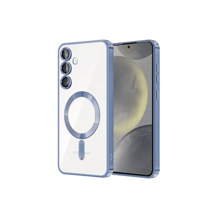 AKLLIBYİ98 Samsung Galaxy S23 Plus Kılıf Kross Magneticsafe Kapak - Sierra Blue HMNG98