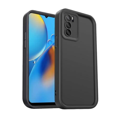 AKLLIBYİ98 Oppo A16 Kılıf Viera Silikon - Siyah HMNG98