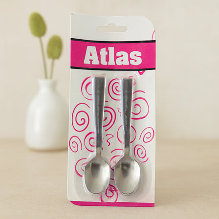 AKLLIBYİ98 Metal Çay Kaşığı 6'lı Set HMNG98
