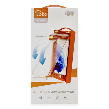 AKLLIBYİ98 Joko Samsung Galaxy S22 Autokit 5in1 Fiber Polymer Nano Ekran Koruyucu HMNG98